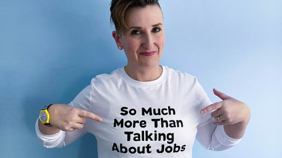 So muchmore than talking about jobs